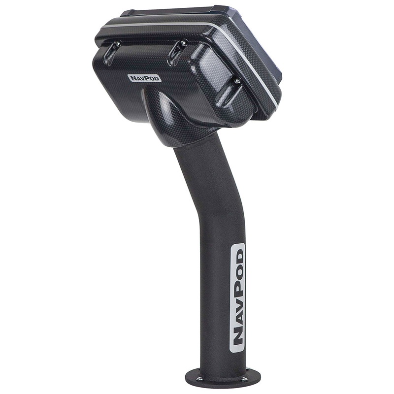 NavPod PED4409 PedestalPod Pre-Cut f/Garmin STRIKER 7sv/7dv 7 CHIRP Fishfinder – Carbon Black