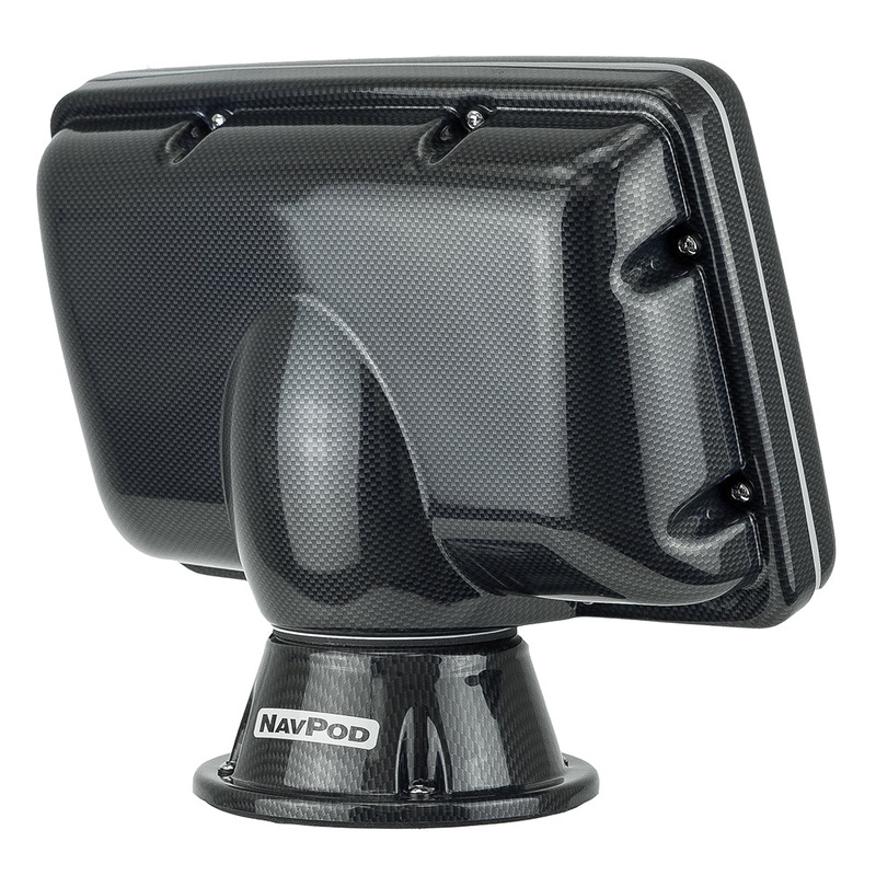 NavPod PP4410 PowerPod Pre-Cut f/Garmin STRIKER 5dv (Requires Flush Mount Kit Garmin Part) – Carbon Black