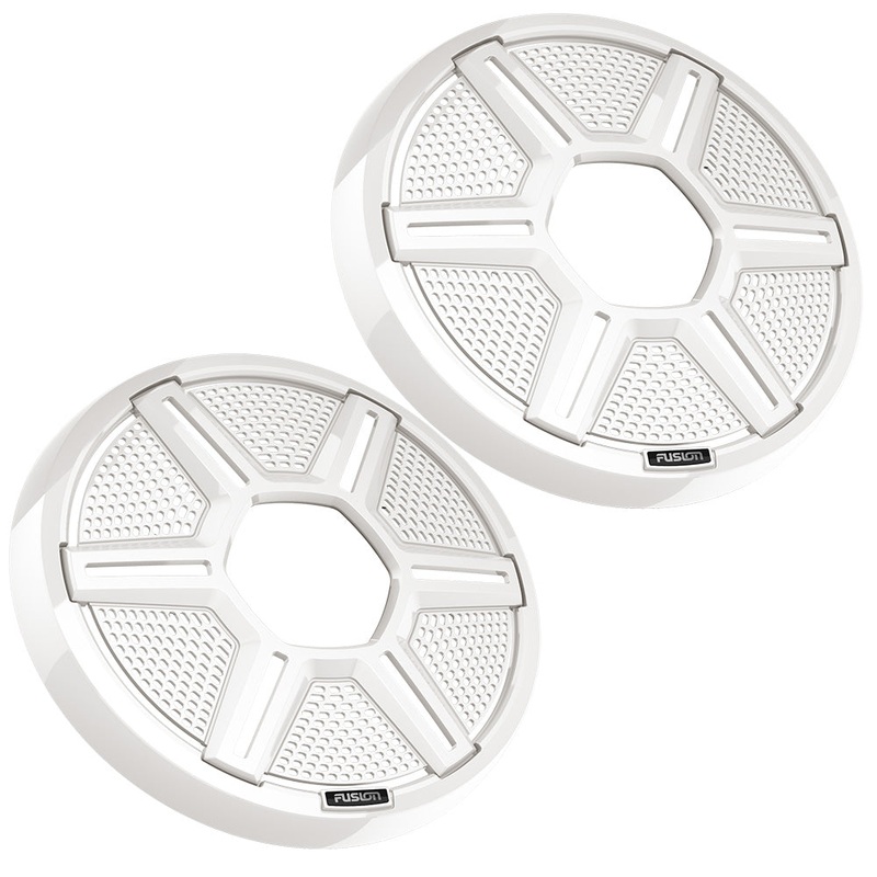 Fusion Apollo 8.8 Shielded White Speaker Grilles (Pair)