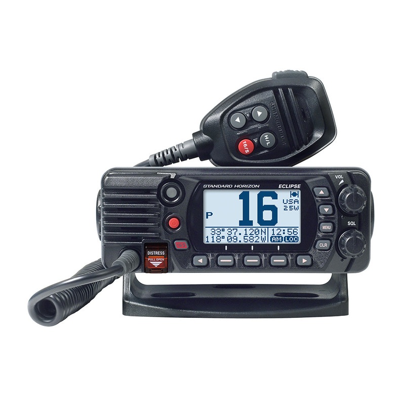 Standard Horizon GX1410 Eclipse Series 25W Fixed Mount VHF – Black – GX1410B
