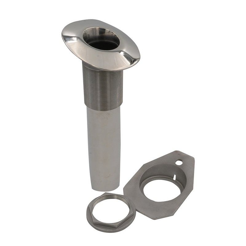 C.E. Smith Screwless Flush Mount Rod Holder – 15 Degree – Black Liner – No Logo – 53677