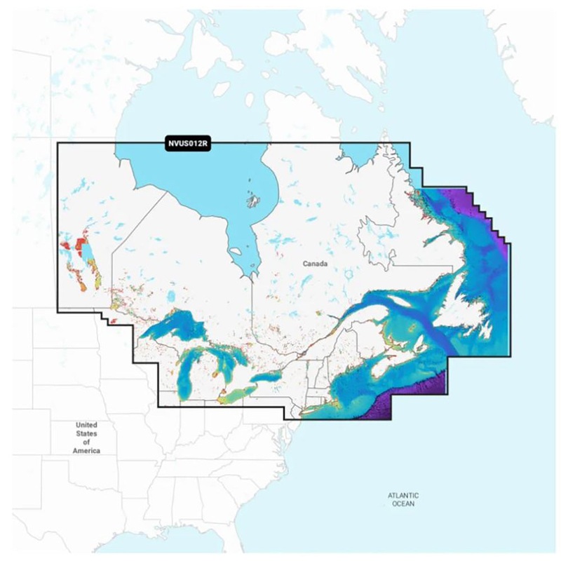 Garmin Navionics Vision+ NVUS012R Canada, East & Great Lakes – 010-C1484-00