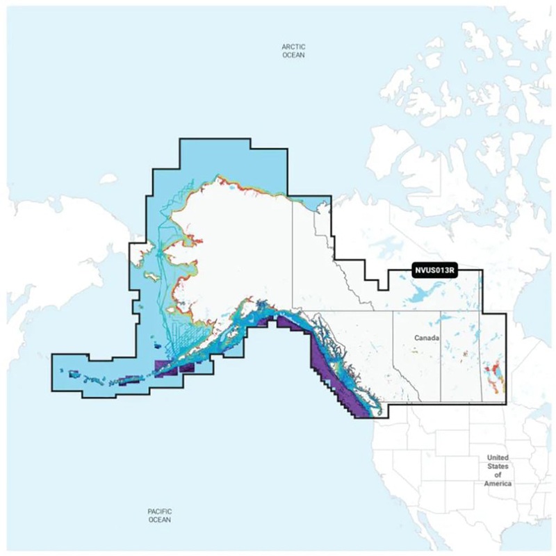 Garmin Navionics Vision+ NVUS013R Canada, West & Alaska – 010-C1485-00