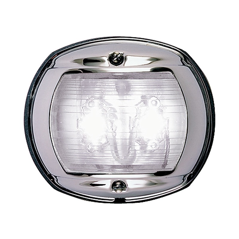 Perko LED Stern Light – White – 12V – Chrome Plated Housing – 0170MSNDP3
