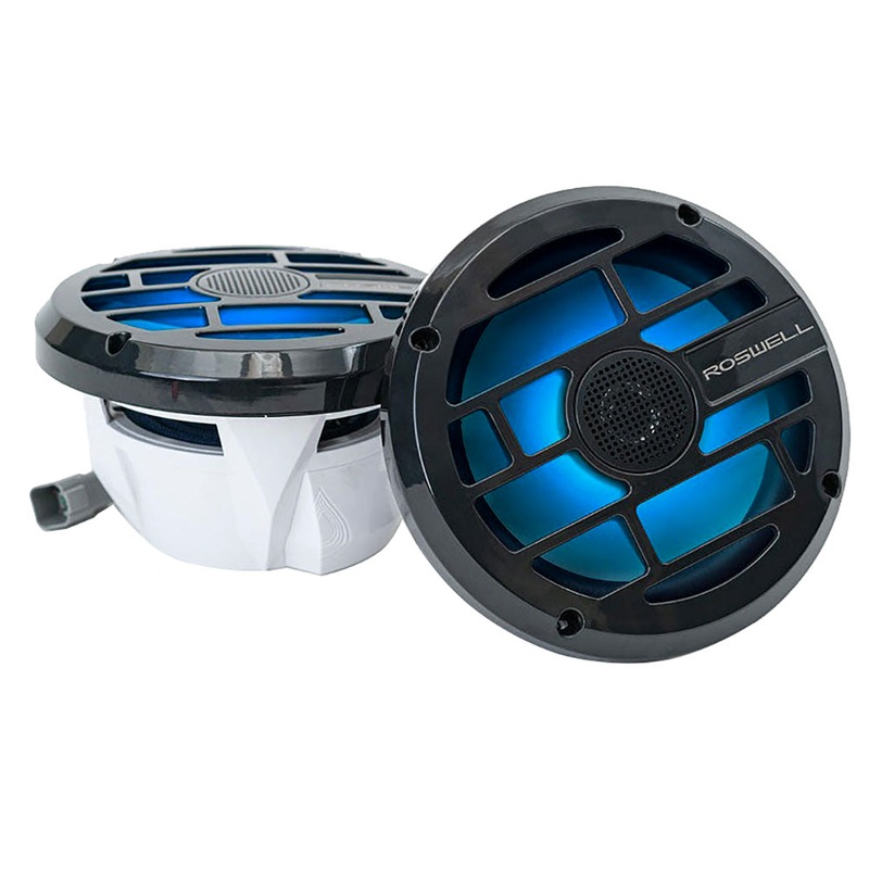Roswell R Series 7.7 Marine Speakers – Anthracite Grille – 80W RMS & 160W Peak Power
