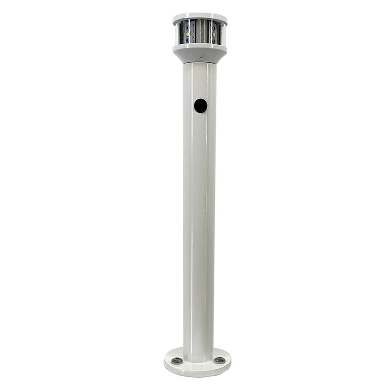 Seaview 12 Fixed Light Post w/C5 Certified All-Round LED Light