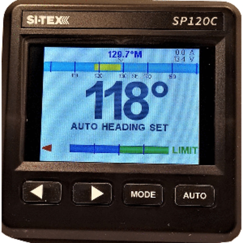 SI-TEX SP-120 Color System w/Rudder Feedback w/o Drive Unit – SP120C-RF-1