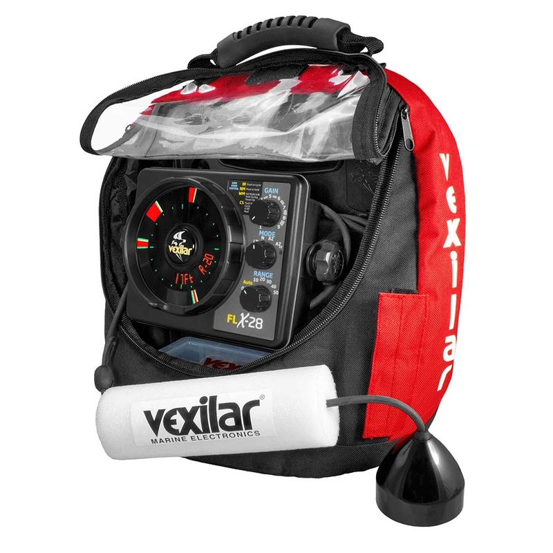 Vexilar FLX-28 Pro Pack II ProView Ice-Ducer w/Soft Pack – PPLI28PV