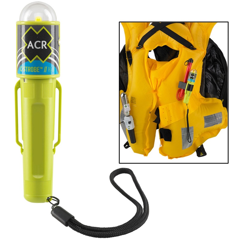 ACR C-Strobe H20 – Water Activated LED PFD Emergency Strobe with Clip – 3964.1