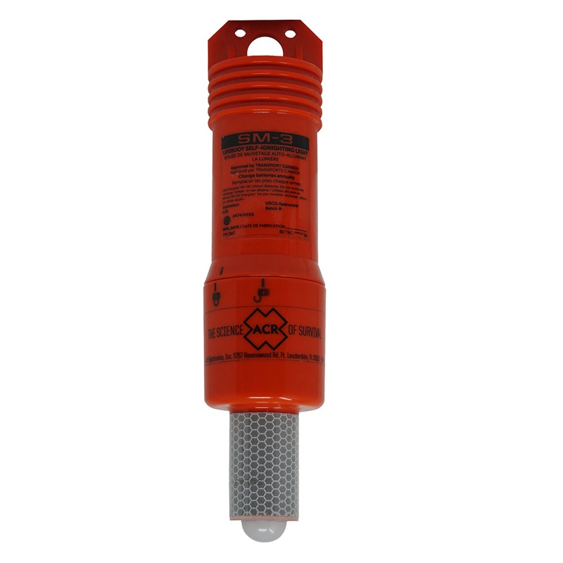 ACR SM-3 Automatic Cob Buoyant Marker Light Strobe USCG/SOLAS – 3947