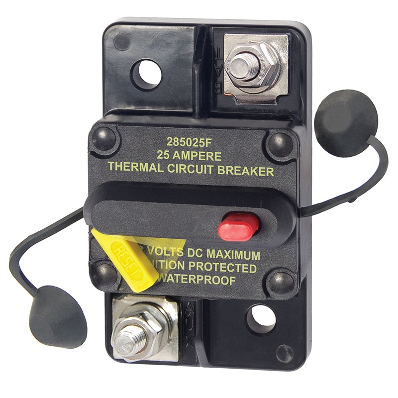 Blue Sea 7180 25 Amp Circuit Breaker Surface Mount 285 Series – 7180