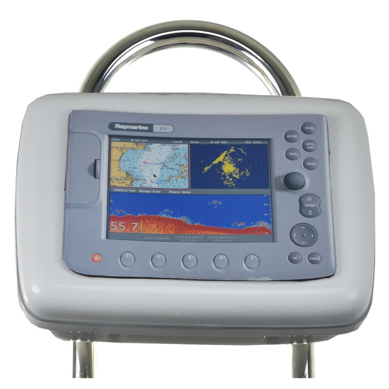 NavPod GP1051 SailPod Precut f/Raymarine C80, E80 & Simrad NSE8 f/ 9.5 Pedestal Guard