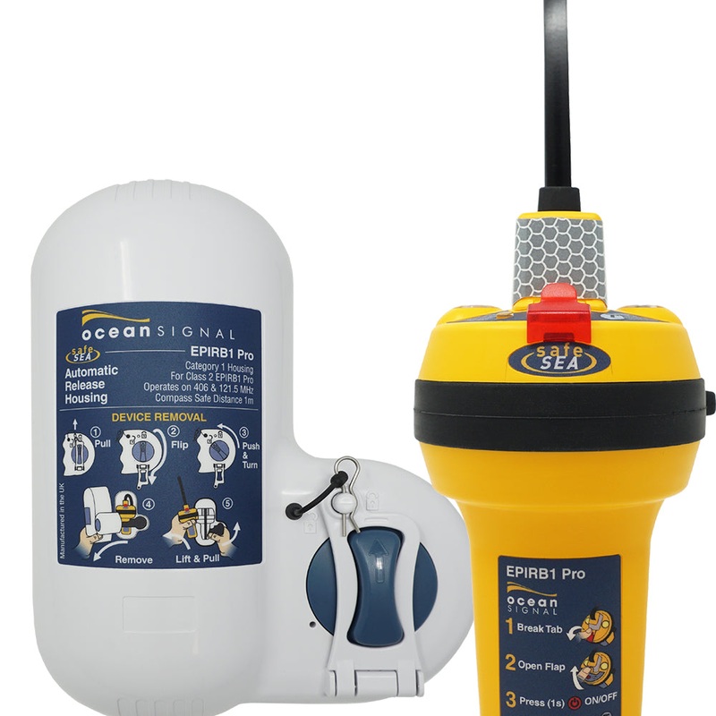 Ocean Signal SafeSea EPIRB1 Pro – Float-Free Category 1 EPIRB – 702S-03401