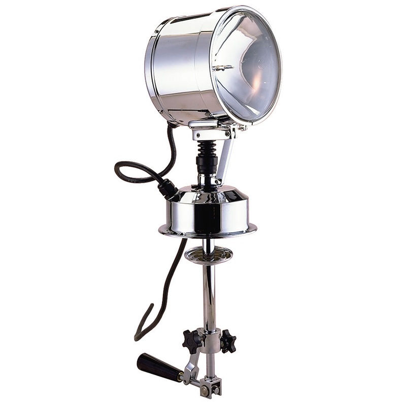 Perko 7 Searchlight – 12V – Chrome – 0314C0712V