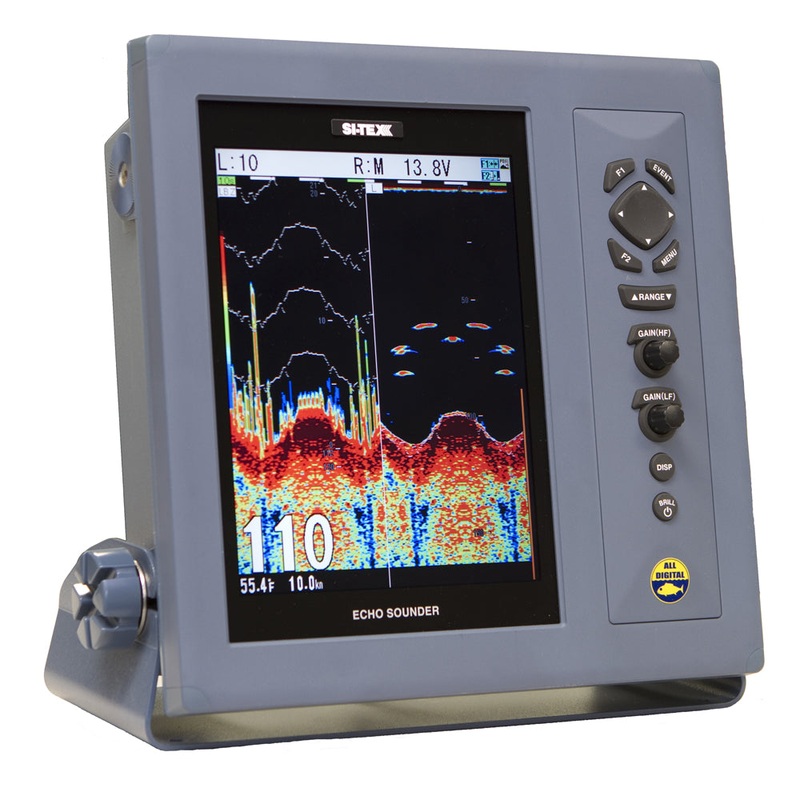 SI-TEX CVS-1410 Dual Freq Color 10.4 LCD Fishfinder 1Kw – No Transducer – CVS-1410