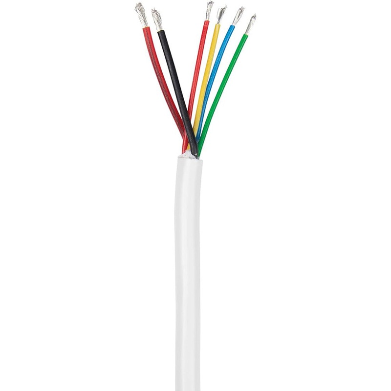 Ancor RGB + Speaker Cable – 18/4 +16/2 Round Jacket – 25′ Spool Length – 170002