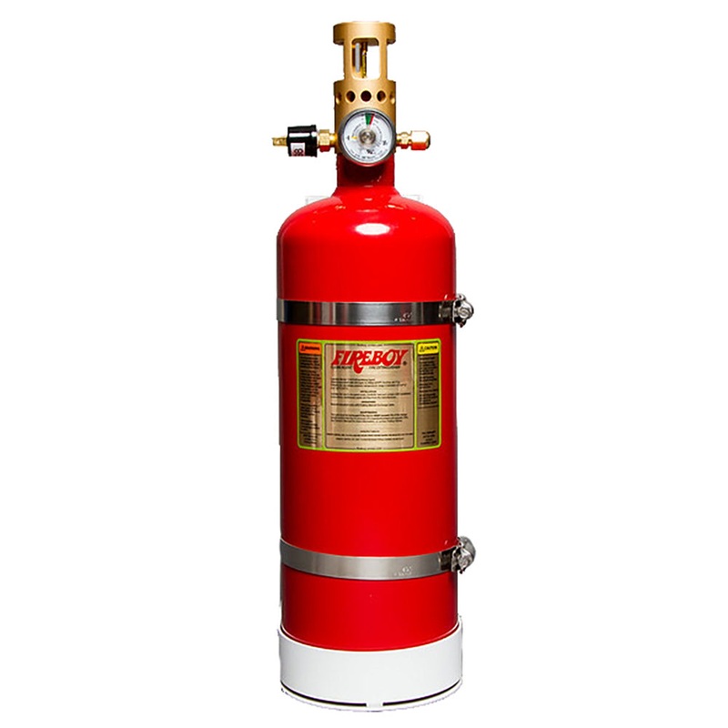 Fireboy-Xintex Automatic Vertical Fire Extinguisher w/Heavy Duty Bracket – 225 Cubic Feet Volume Protected – CG0225NVC-F