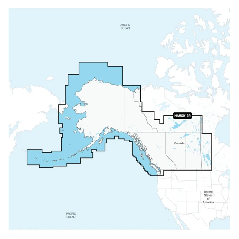 Navionics NAUS013R – Canada, West & Alaska – Navionics+ – 010-C1467-30