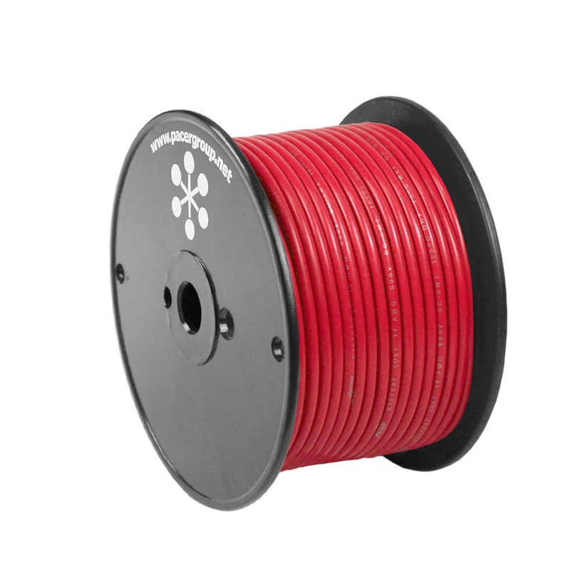 Pacer Red 10 AWG Primary Wire – 20′ – WUL10RD-20