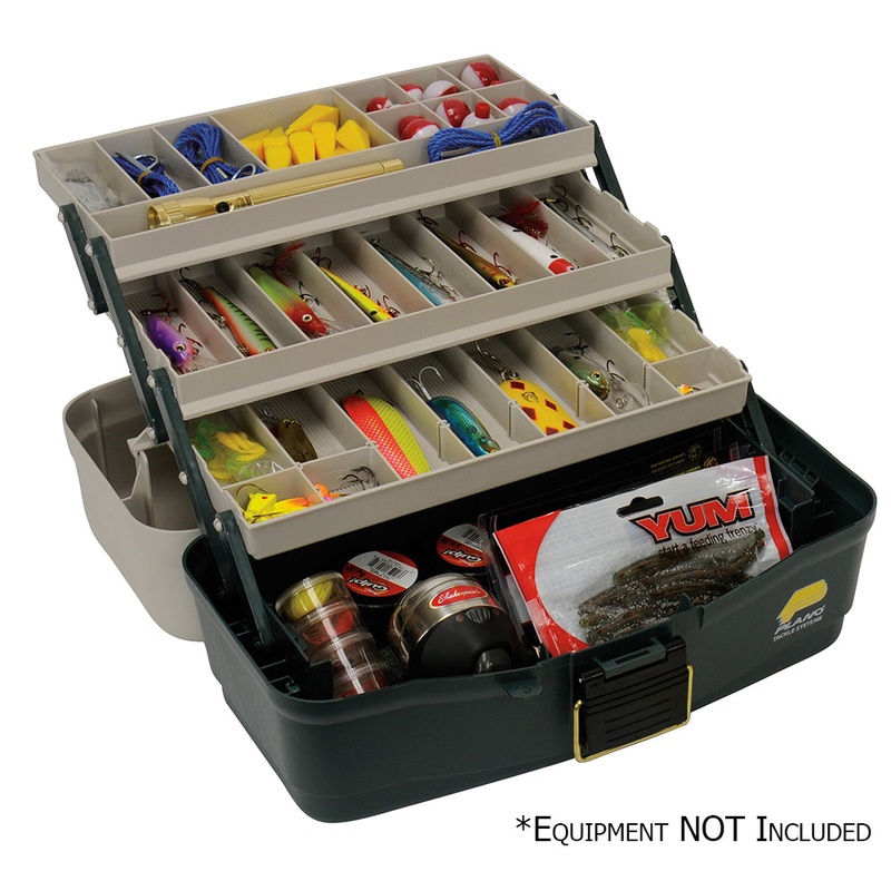 Plano Three-Tray Fixed Compartment Tackle Box – 530006
