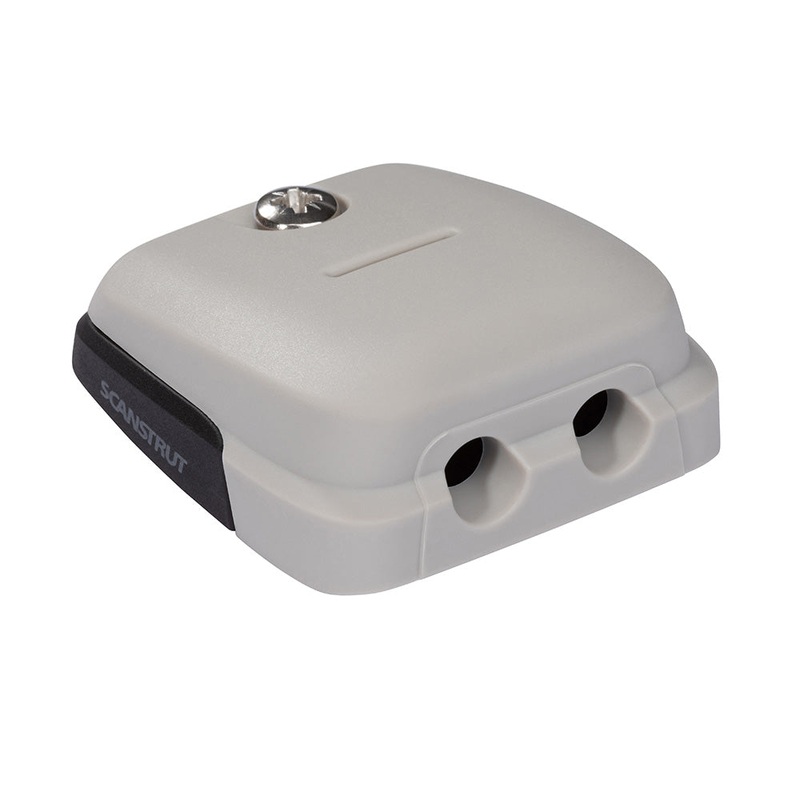 Scanstrut Horizontal Double-Entry Cable Seal – Grey – DS-HD6