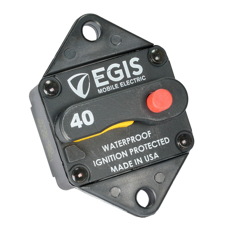Egis 40A Panel Mount Circuit Breaker – 285 Series – 4706-040