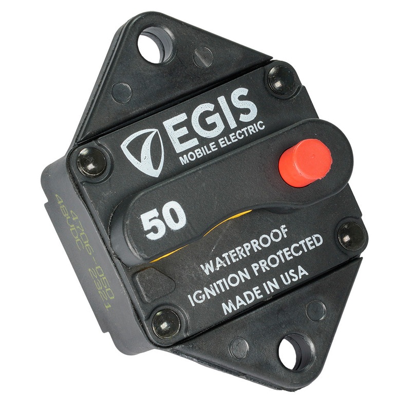Egis 50A Panel Mount Circuit Breaker – 285 Series – 4706-050