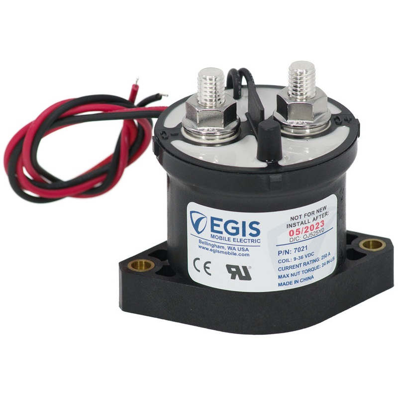 Egis Contactor 250A, 12/24V – 7021