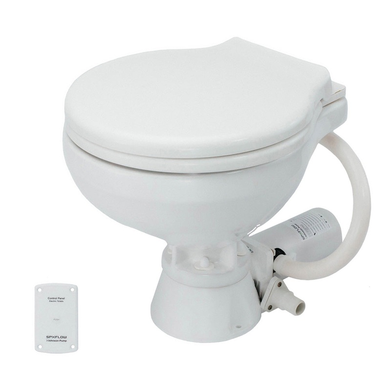 Johnson Pump Standard Electric Toilet – Comfort Macerator Style – 24V – 80-47436-02