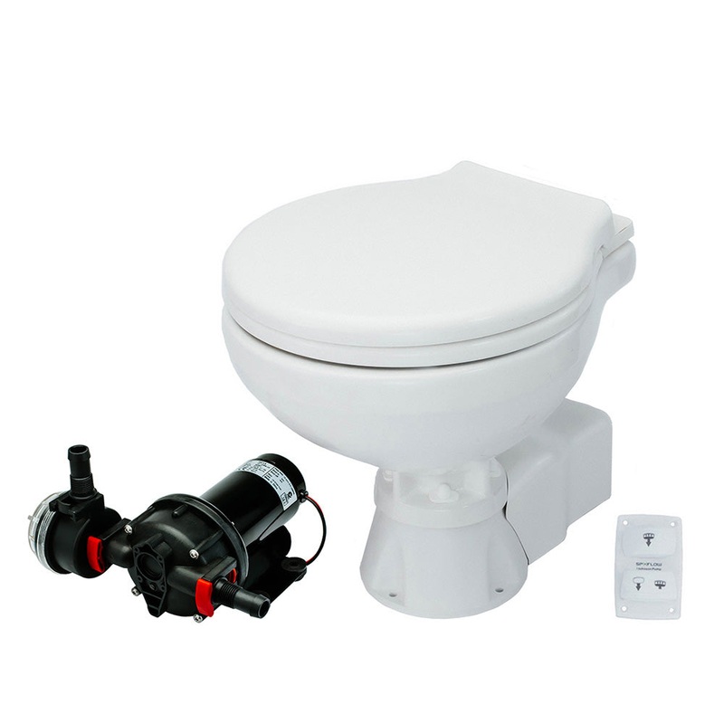 Johnson Pump AquaT Toilet Silent Electric Compact – 24V – 80-47231-02
