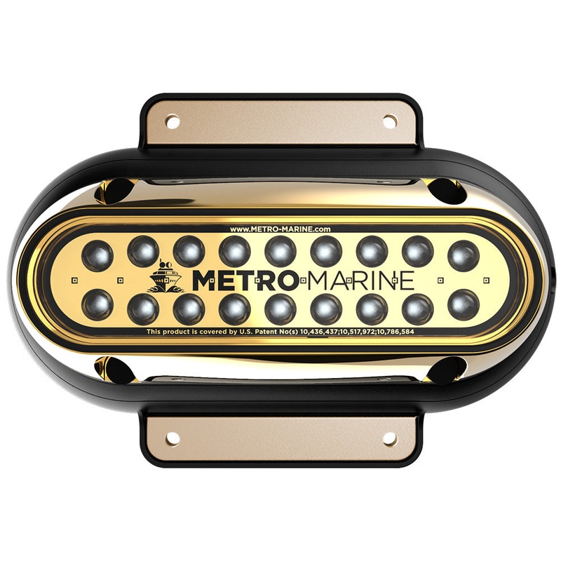 Metro Marine High-Output Elongated Surface Mount Light w/Intelligent Monochromatic LED’s – White, 45 Beam – F-SME1-H-W3-45