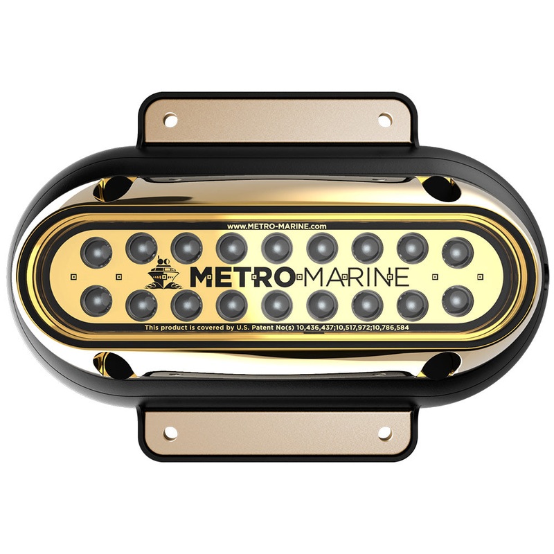 Metro Marine High-Output Elongated Surface Mount Light w/Intelligent Monochromatic LED’s – White, 90 Beam – F-SME1-H-W3-90