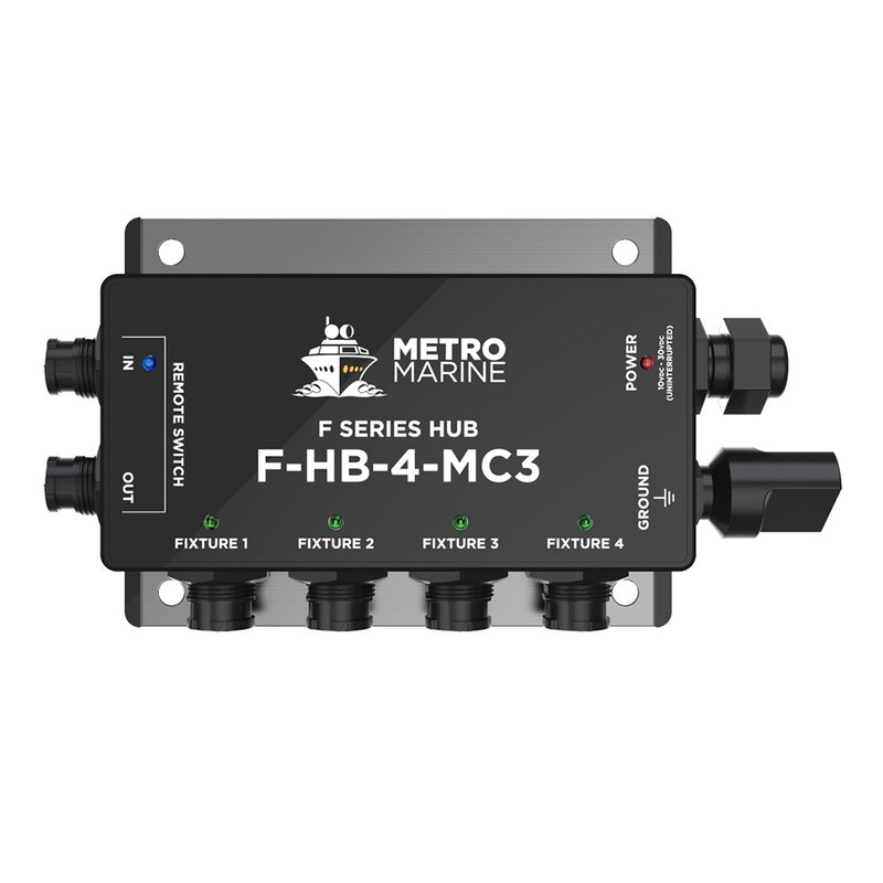Metro Marine Single Color Hub – 4 Outputs – F-HB-4-MC3