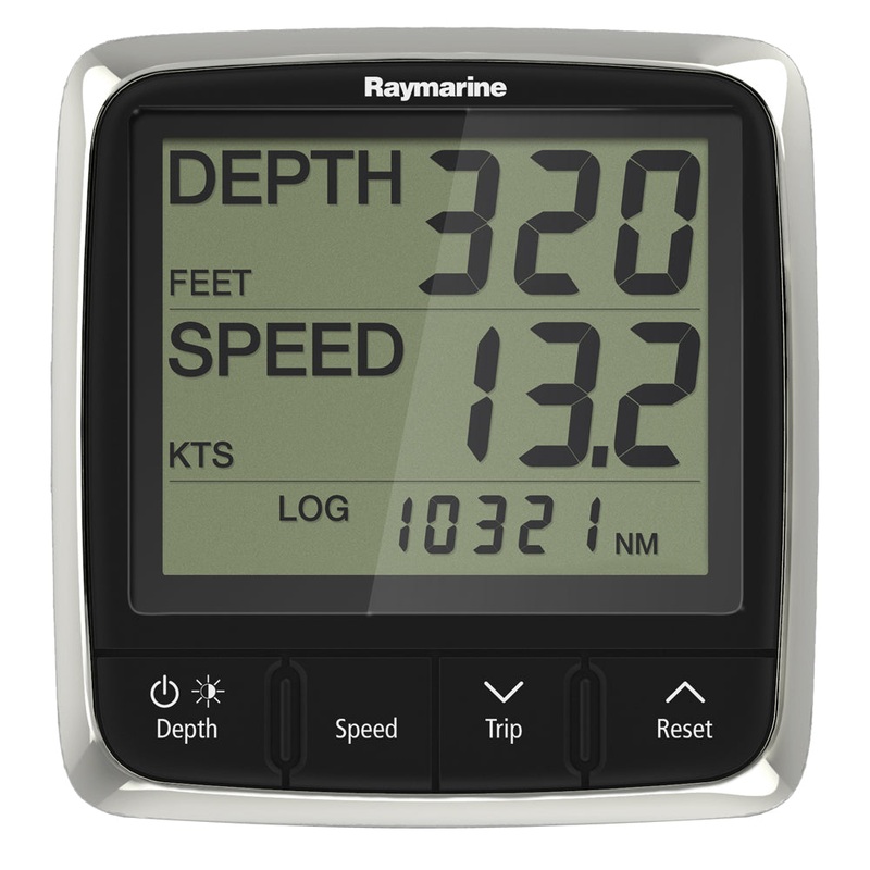 Raymarinei50 SeaTalkng Instruments – Tridata w/Thru-Hull Transducer