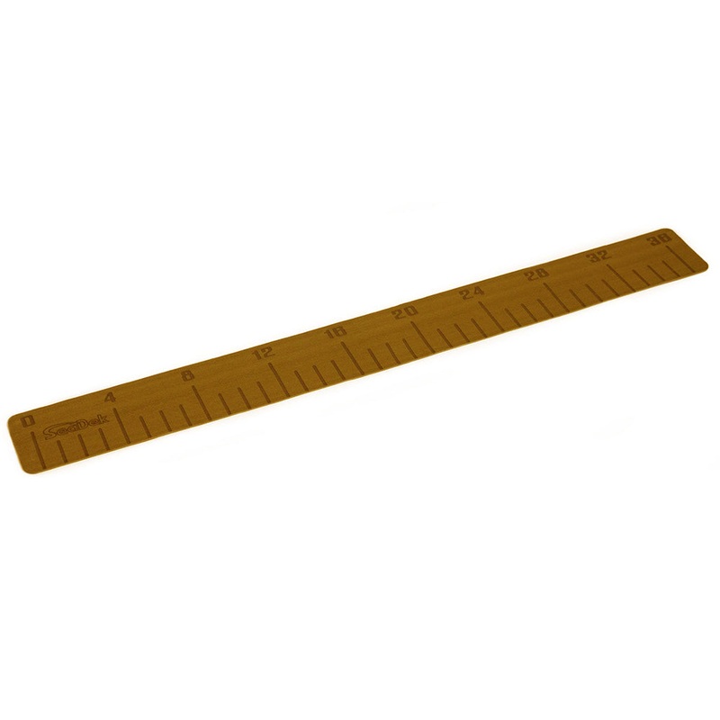 SeaDek 36 Fish Ruler – Mocha Brushed w/SeaDek Logo