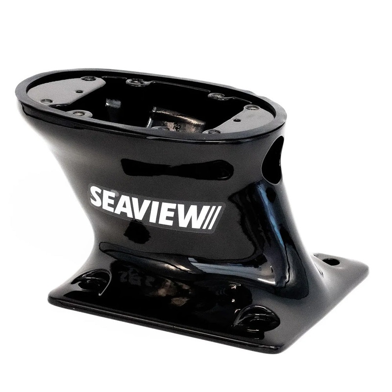 Seaview 5 Black Modular Mount – Forward Raked – 7×7 Base Plate – Top Plate Required