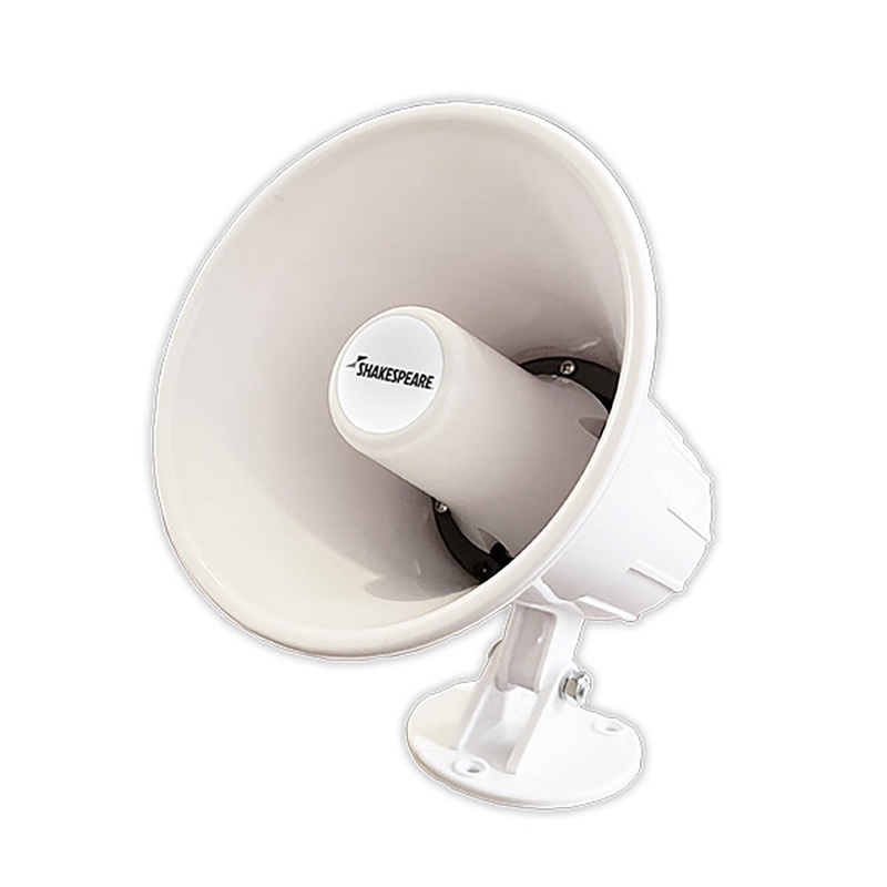 Shakespeare 15W 4-Ohm 5 Loud Hailer Speaker w/Bracket & Talkback – White –  HS-5A