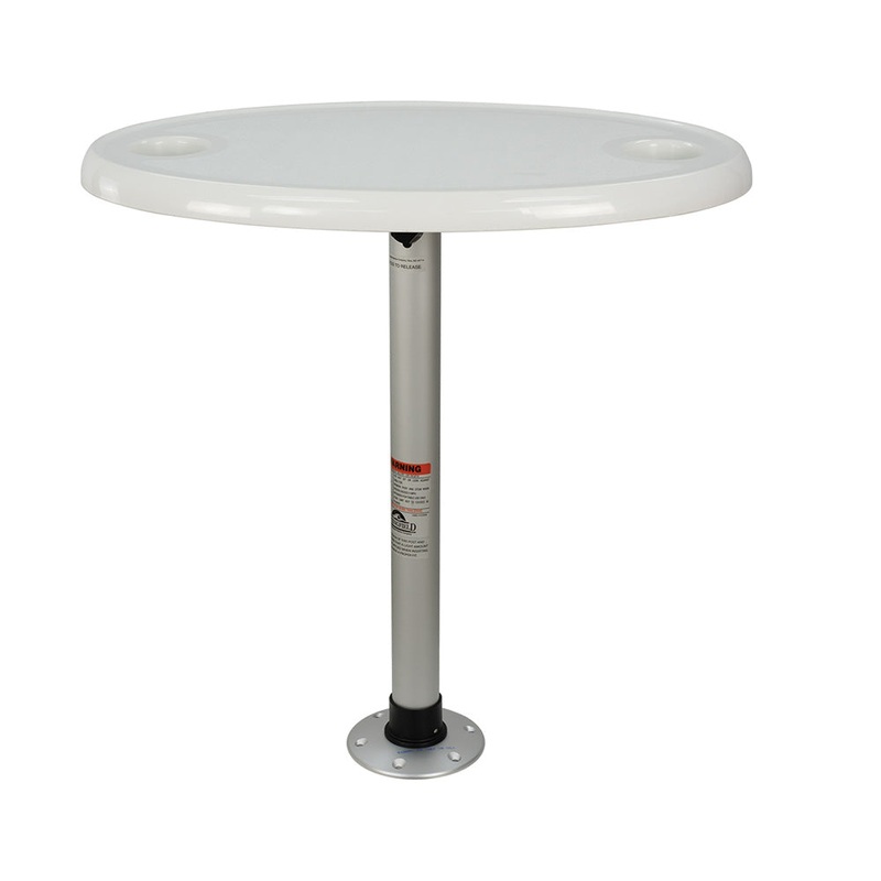 Springfield Thread-Lock Electrified Oval Table Package w/LED Lights & USB Ports – 1691227-L1