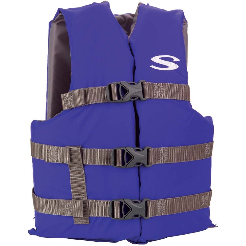 Stearns Youth Classic Vest Life Jacket – 50-90lbs – Blue/Grey – 2159360