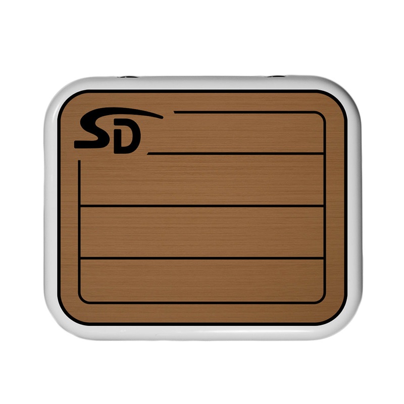SeaDek YETI Roadie 24 Teak Cooler Pad – 6mm – Mocha/Black