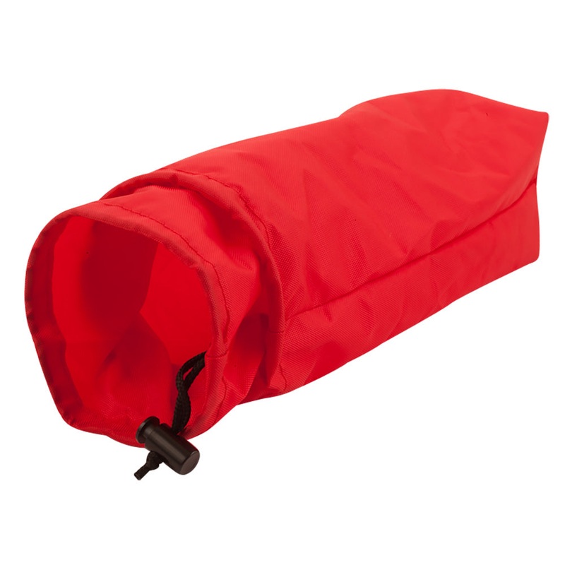 Sea-Dog Nylon Deck Plate Bag – 4 x 10 – Red