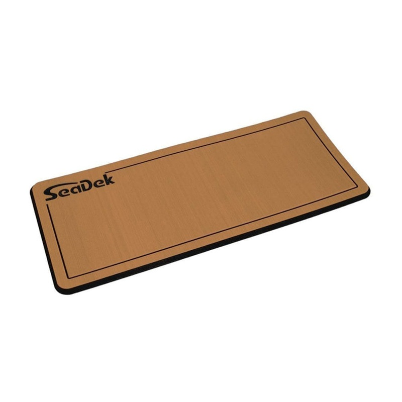 SeaDek 16 x 39 20mm Dual Density Large Helm Pad w/SeaDek Logo – Brushed Texture – Mocha/Black (406.4mm x 990.6mm x 20mm)