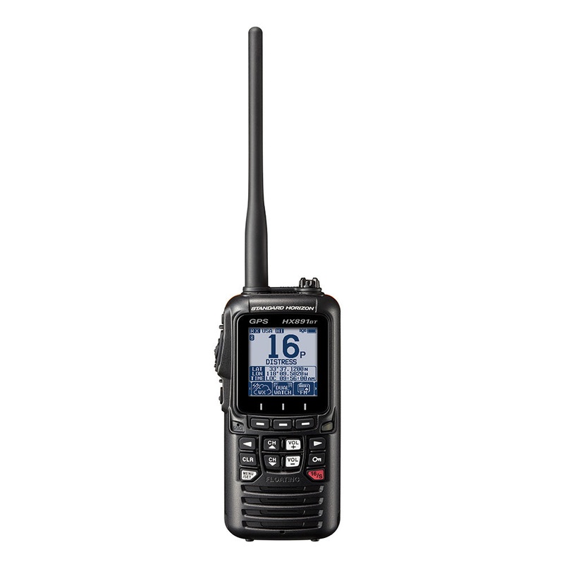 Standard Horizon HX891BT Handheld VHF w/Bluetooth – Black – HX891BTBK
