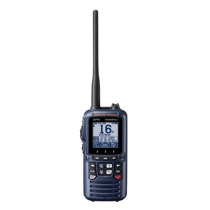 Standard Horizon HX891BT Handheld VHF w/Bluetooth – Navy Blue –  HX891BTNB