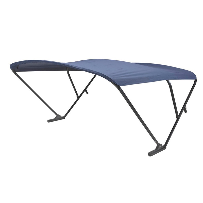 SureShade Power Bimini – Black Anodized Frame – Navy Fabric – 2020000308