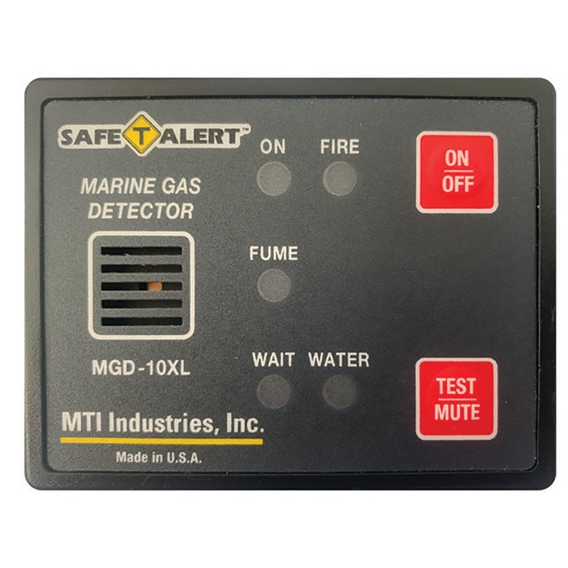 Safe-T-Alert Gas Vapor Alarm Fume, Fire, Bilge Water – Black Surface Mount – MGD-10XL