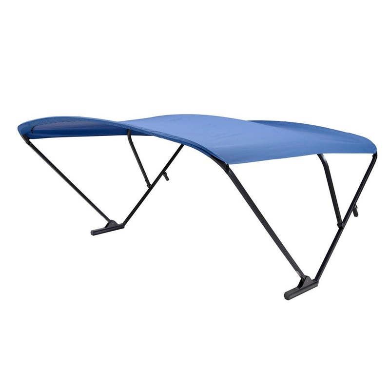 SureShade Power Bimini – Black Anodized Frame – Pacific Blue Fabric – 2020000309
