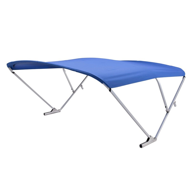 SureShade Power Bimini – Clear Anodized Frame – Pacific Blue Fabric – 2020000302