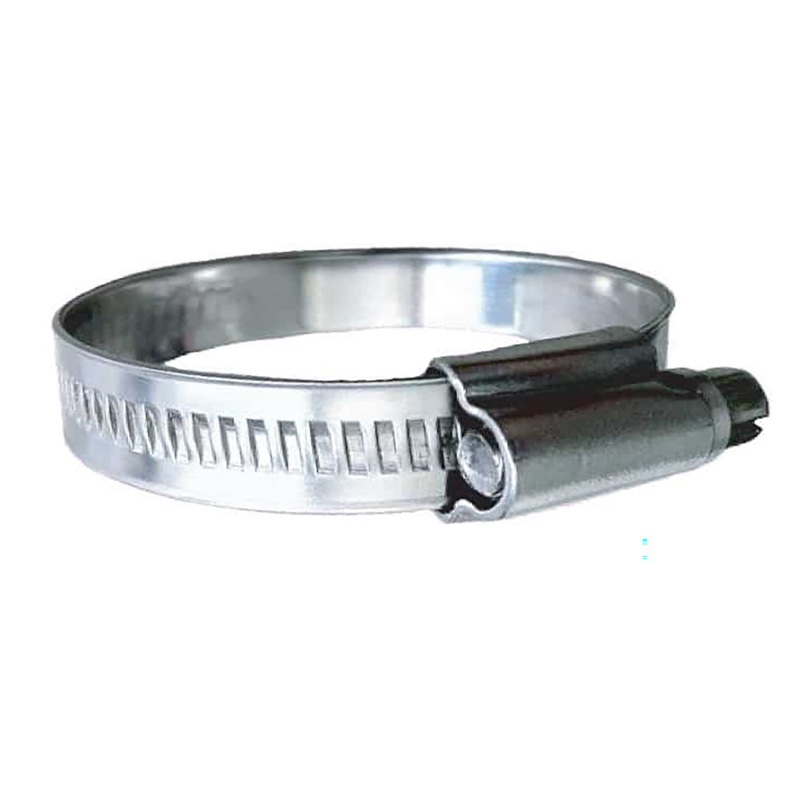 Trident Marine 316 SS Non-Perforated Worm Gear Hose Clamp – 3/8 Band – (1-1/2 – 2) Clamping Range – 10-Pack – SAE Size 24 – 710-1381