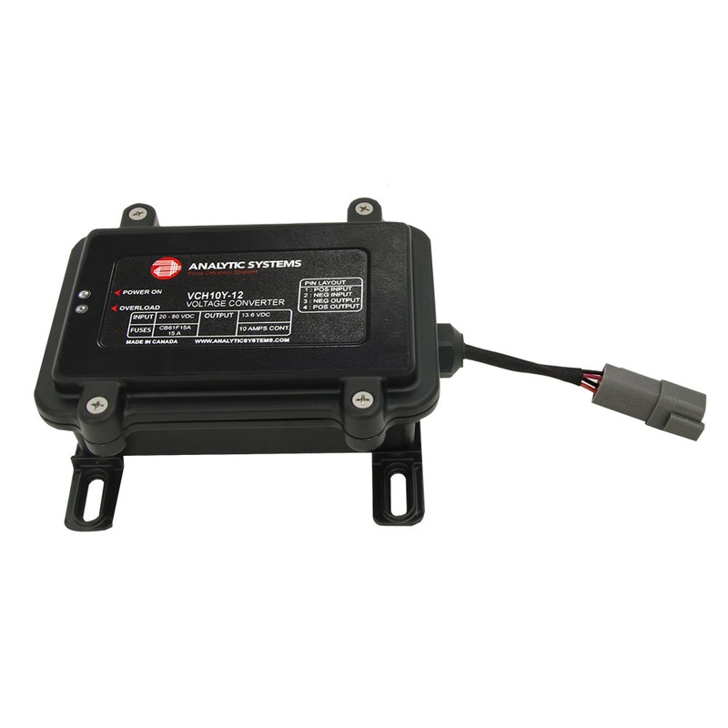 Analytic Systems Waterproof IP66 DC Converter 10A, 12V Out 20-80V In, Ruggedized – VCH10W-12